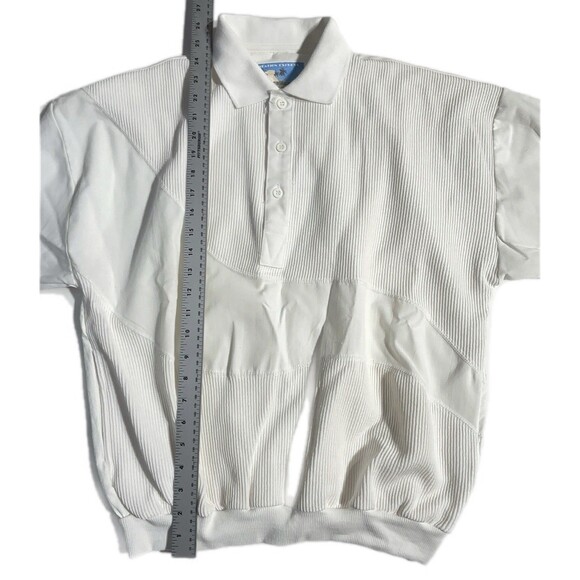 Vacation Express Voyager white  polo shirt with a banded waist Size S - Picture 5 of 8
